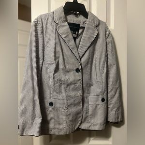 Banana Republic  navy and white blazer !